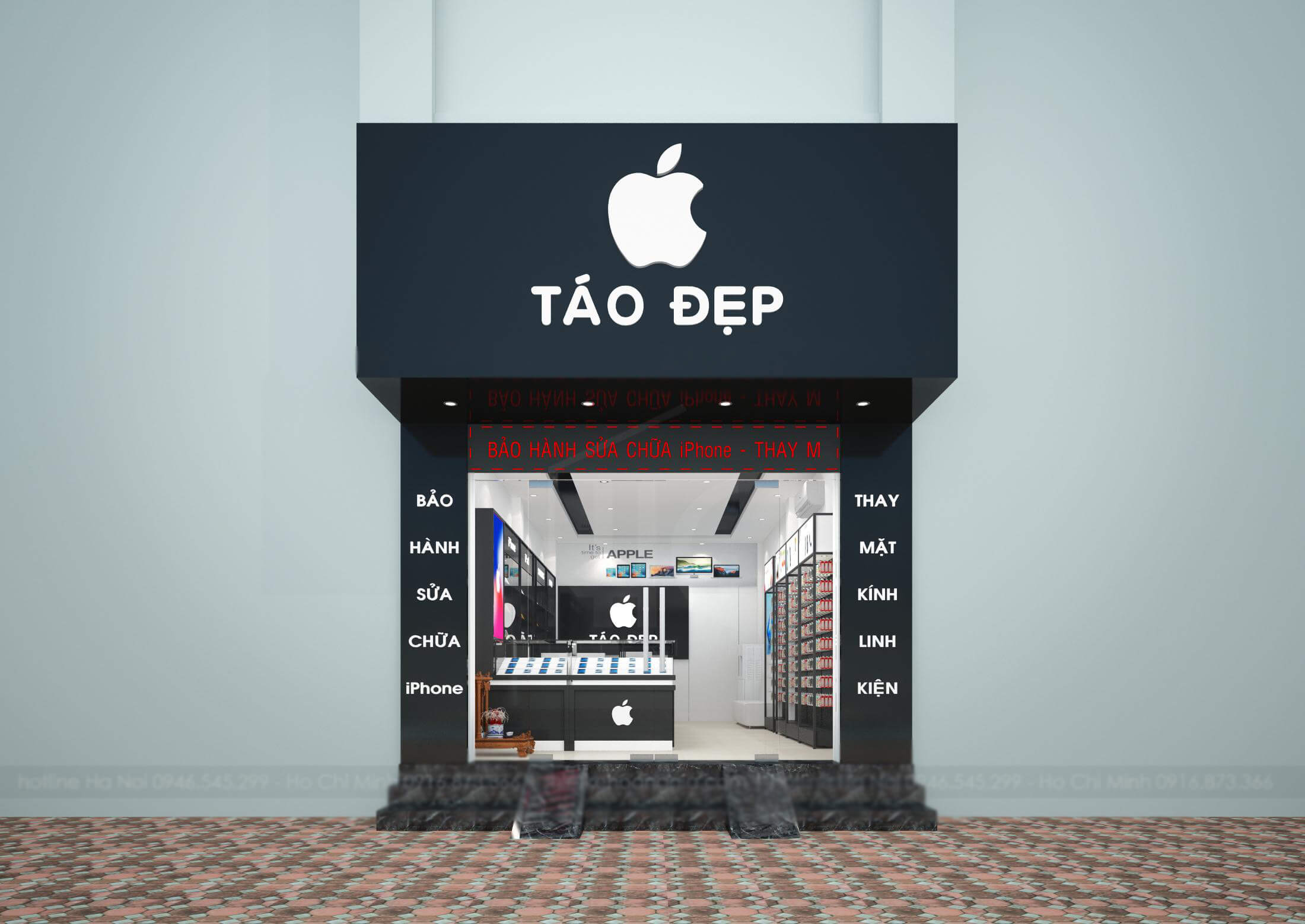 Thi Công Biển Hiệu Điện Thoại Đẹp