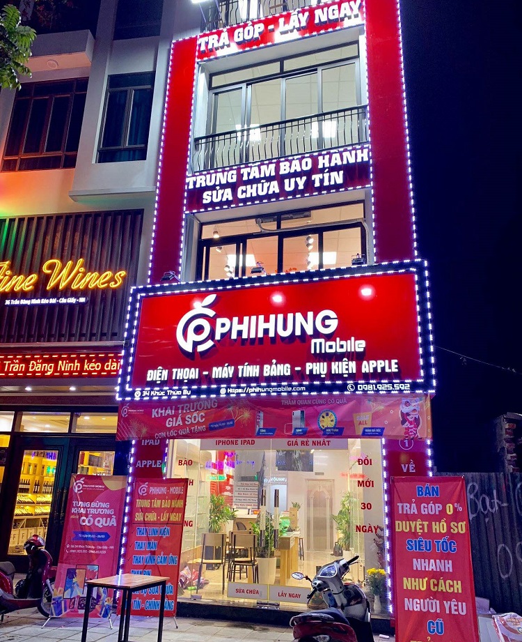Thi Công Biển Hiệu Điện Thoại Đẹp