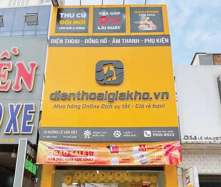 Thiết Kế Biển Hiệu Điện Thoại Đẹp