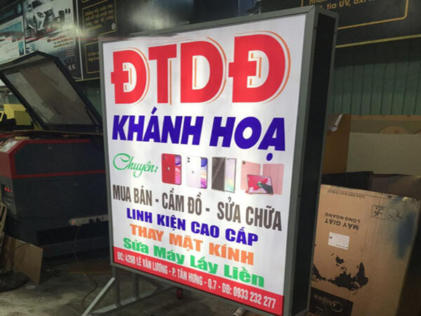 Thiết Kế Biển Hiệu Điện Thoại Đẹp