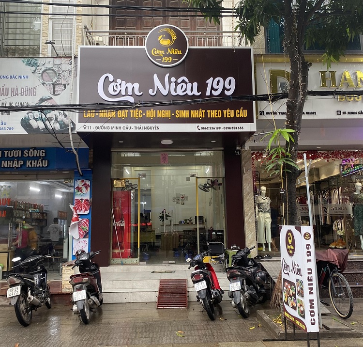 Thi Công Bảng Hiệu Quán Cơm Đẹp