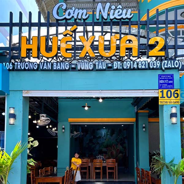 Thi Công Bảng Hiệu Quán Cơm Đẹp