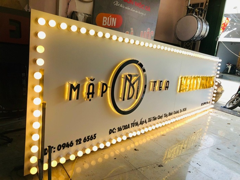 Thiết Kế Hộp Đèn Quảng Cáo LED Đẹp