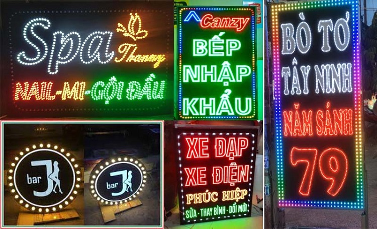 Thiết Kế Hộp Đèn Quảng Cáo LED Đẹp
