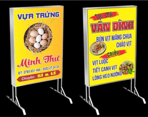 Thiết Kế Hộp Đèn Quảng Cáo LED Đẹp