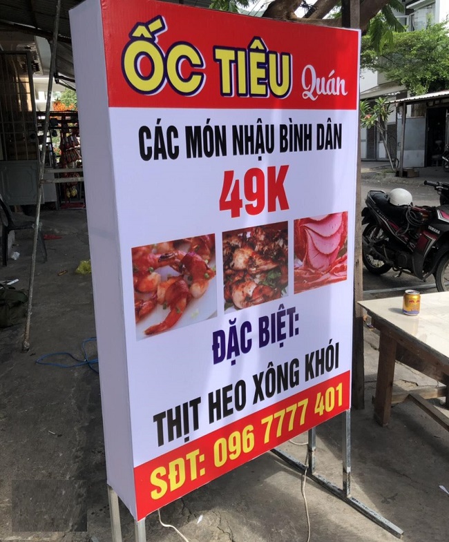Mẫu Biển Quảng Cáo Quán Nhậu Đẹp Năm 2026