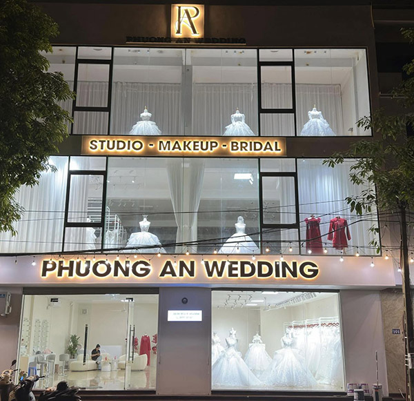 Thiết Kế Bảng Hiệu Áo Cưới Đẹp