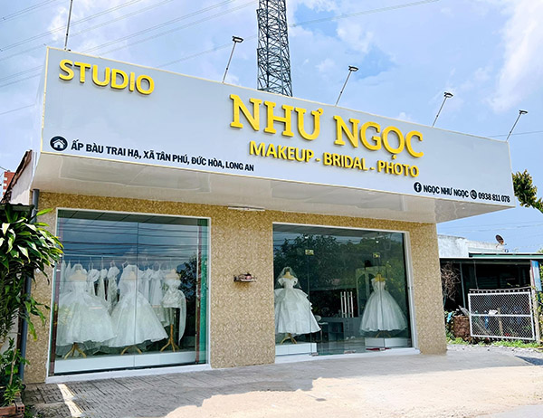 Mẫu Bảng Hiệu Áo Cưới Đẹp