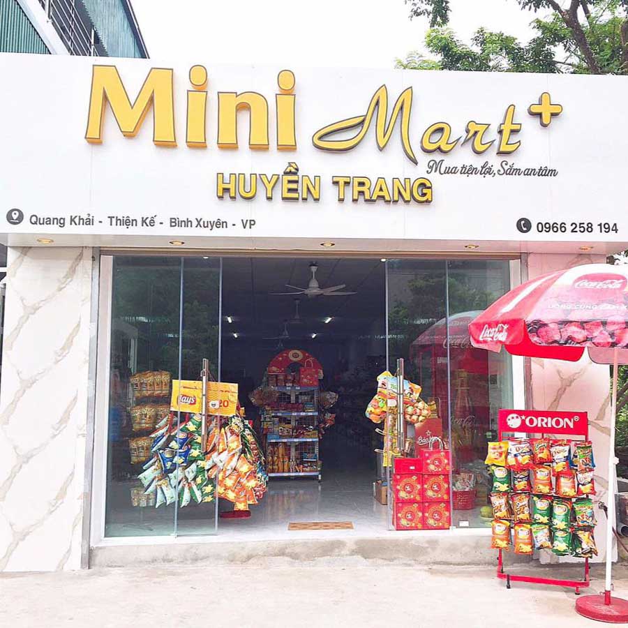 Thiết Kế Bảng Hiệu Tạp Hóa Đẹp