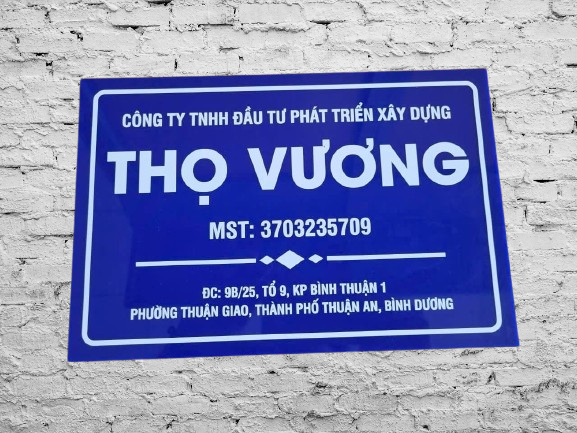 Biển Hiệu Công Ty Mica Đẹp