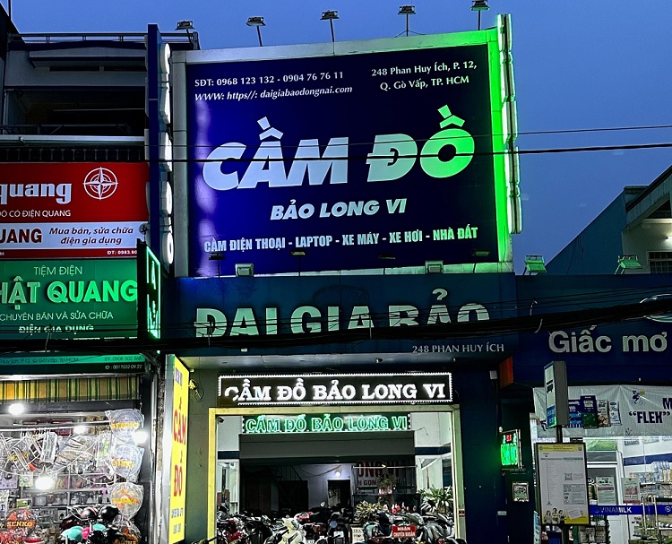 Thi Công Bảng Hiệu Cầm Đồ Đẹp