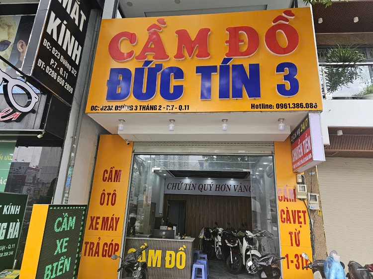 Thi Công Bảng Hiệu Cầm Đồ Đẹp