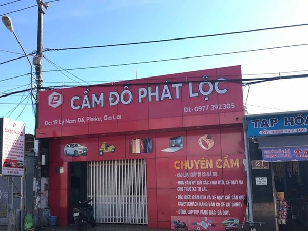 Thi Công Bảng Hiệu Cầm Đồ Đẹp