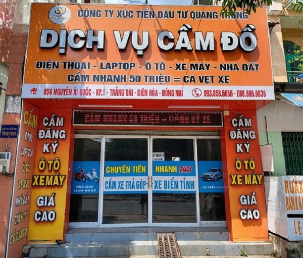 Thiết Kế Bảng Hiệu Cầm Đồ Đẹp