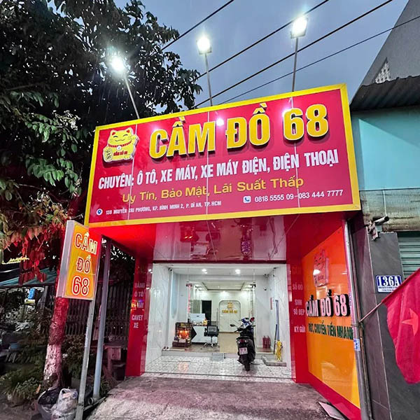Thiết Kế Bảng Hiệu Cầm Đồ Đẹp