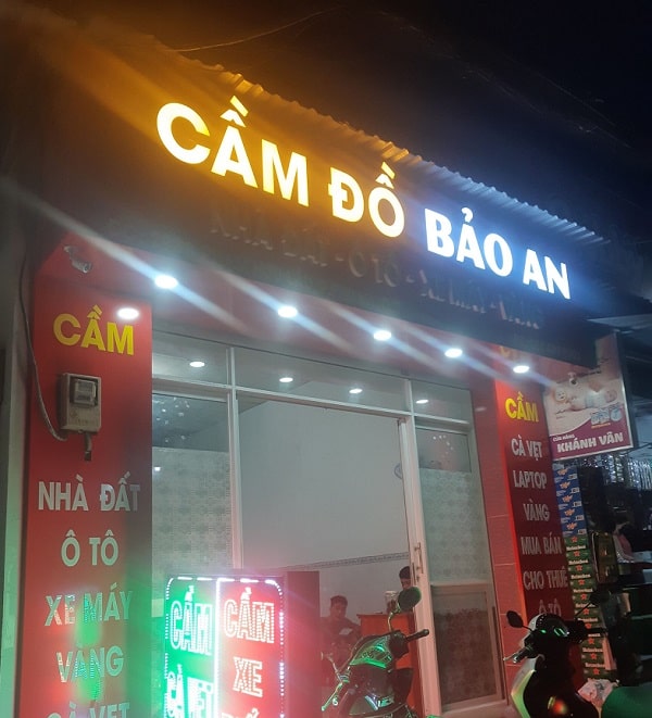 Mẫu Bảng Hiệu Cầm Đồ Đẹp