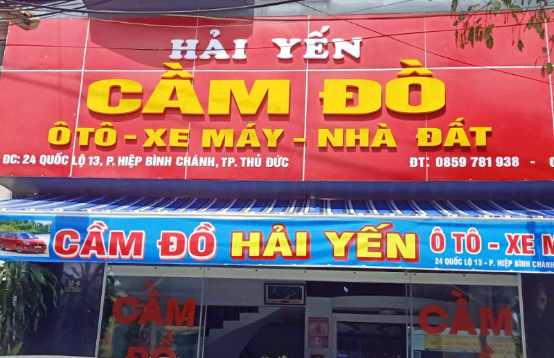 Mẫu Bảng Hiệu Cầm Đồ Đẹp