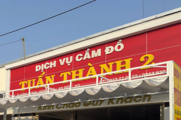 Mẫu Bảng Hiệu Cầm Đồ Đẹp Năm 2026