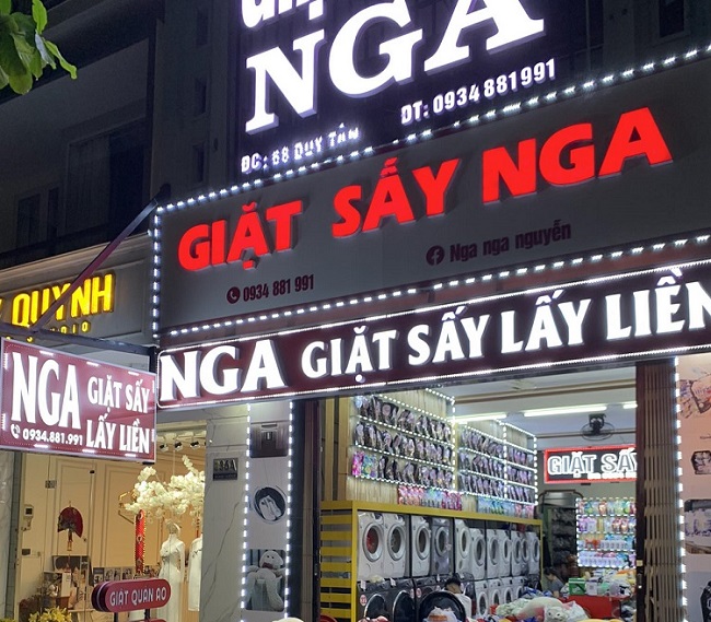 Mẫu Bảng Hiệu Giặt Sấy Đẹp Năm 2026