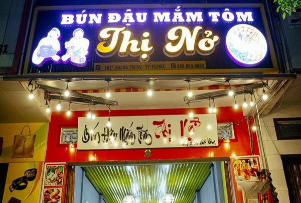 Mẫu Bảng Hiệu Bún Đậu Mắm Tôm Đẹp