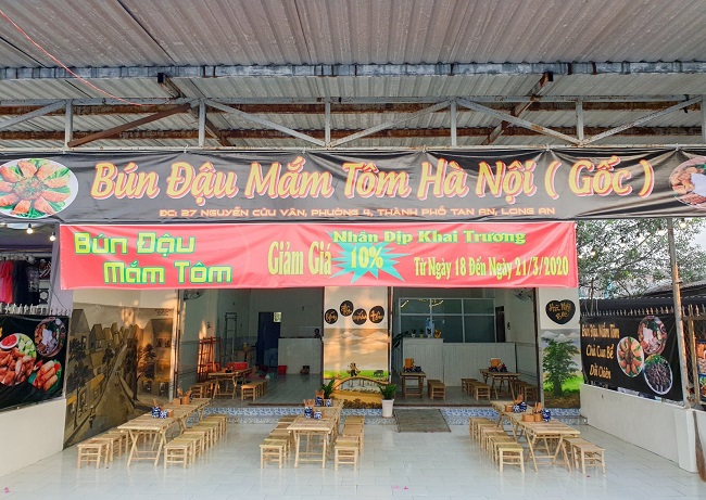 Mẫu Bảng Hiệu Bún Đậu Mắm Tôm Đẹp