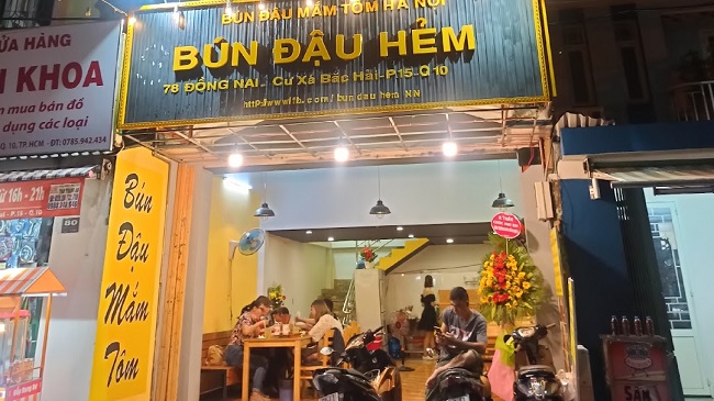Mẫu Bảng Hiệu Bún Đậu Mắm Tôm Đẹp