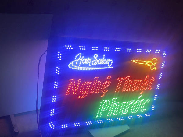 Mẫu Biển Đèn LED Chữ Nổi Đẹp