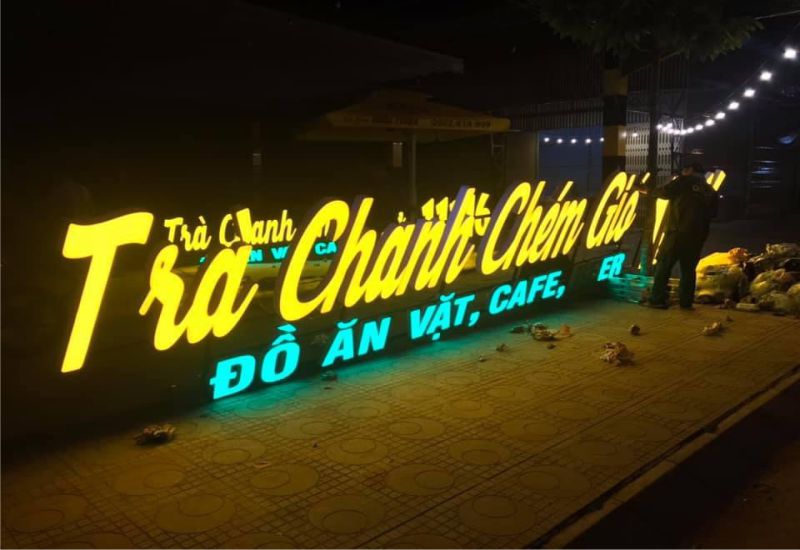 Mẫu Biển Đèn LED Chữ Nổi Đẹp