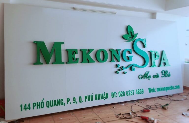 Mẫu Bảng Hiệu Mica Chữ Nổi Đẹp