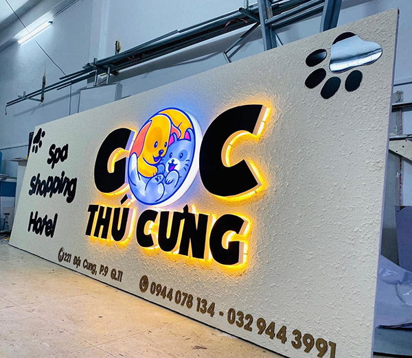 Bảng Hiệu Spa Thú Cưng Đẹp