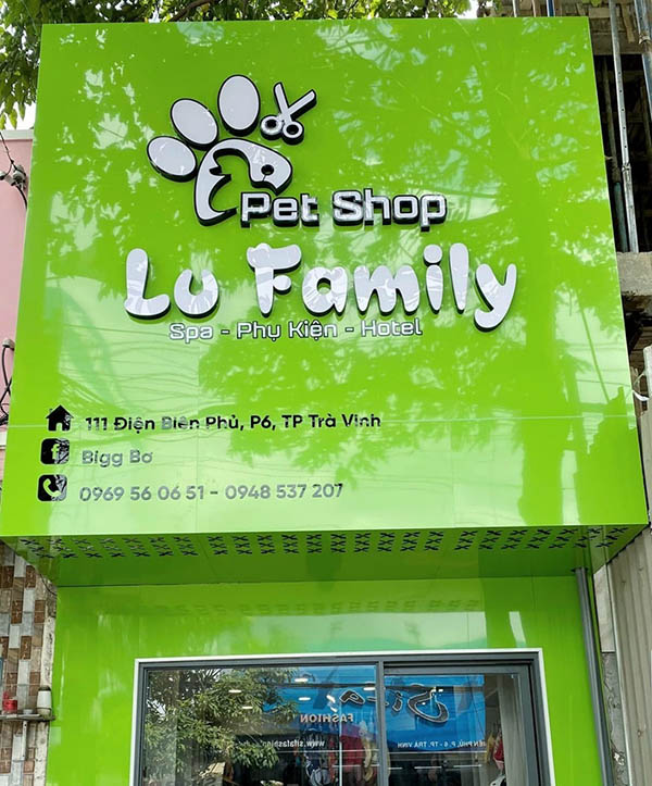 Bảng Hiệu Spa Thú Cưng Đẹp