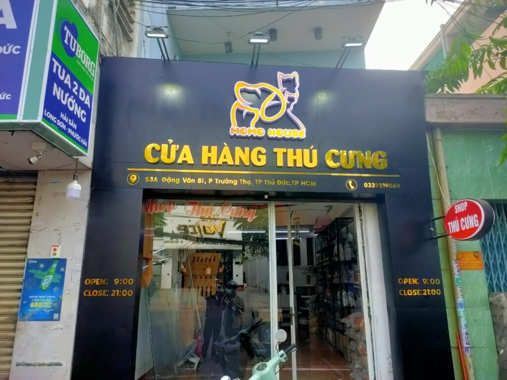 Bảng Hiệu Spa Thú Cưng Đẹp