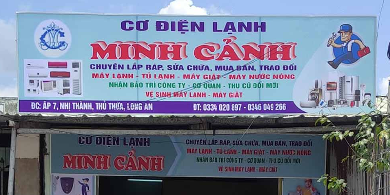 Mẫu Biển Quảng Cáo Điện Lạnh Đẹp