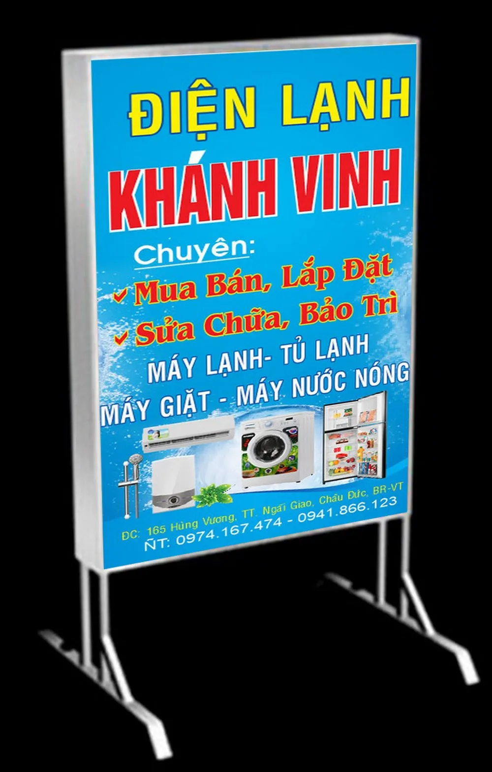 Mẫu Biển Quảng Cáo Điện Lạnh Đẹp