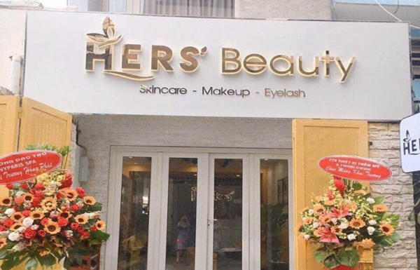 Thi Công Bảng Hiệu Makeup Đẹp, Sang Trọng