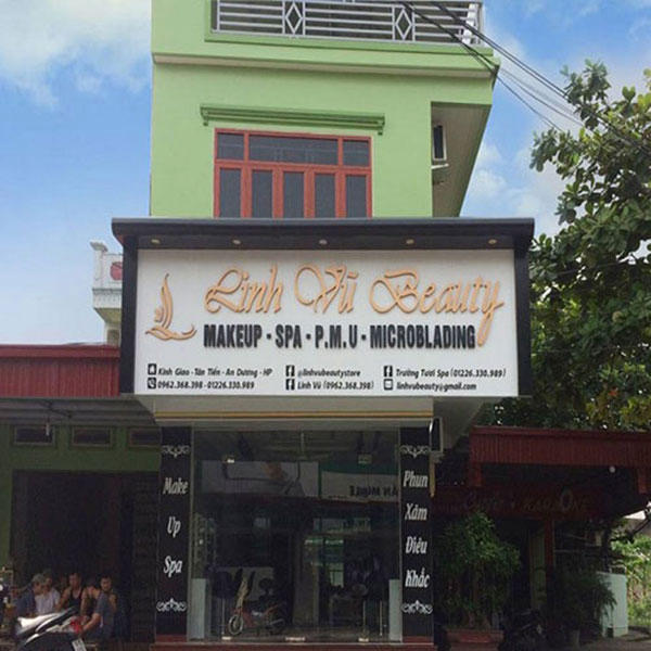 Thiết Kế Bảng Hiệu Makeup Đẹp, Sang Trọng