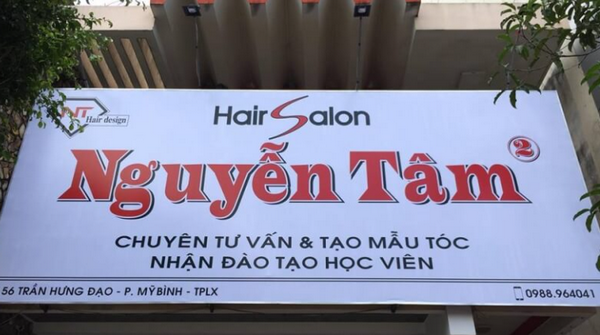 Những Mẫu Bảng Hiệu Tiệm Tóc Đẹp, Ấn Tượng