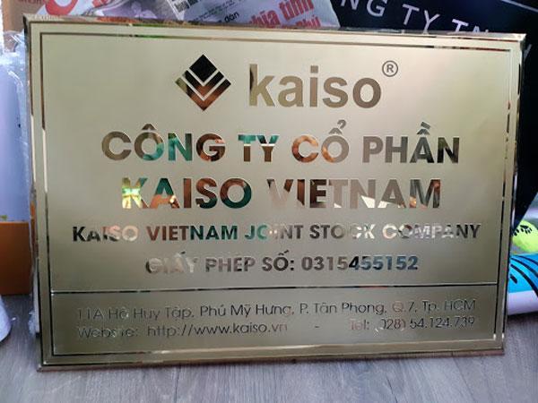 Thi Công Bảng Hiệu Công Ty Inox Đẹp