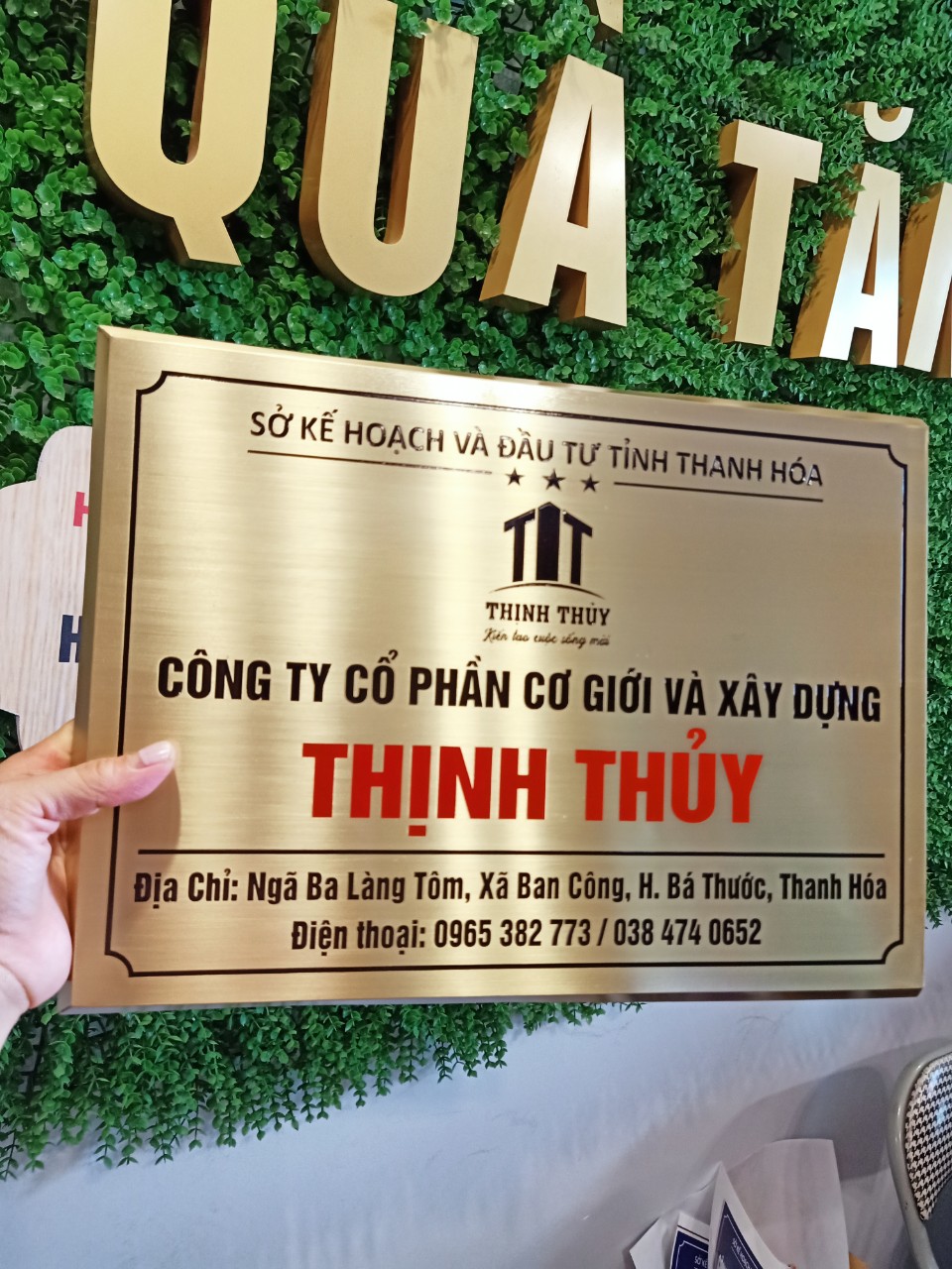 Mẫu Bảng Hiệu Công Ty Inox Đẹp