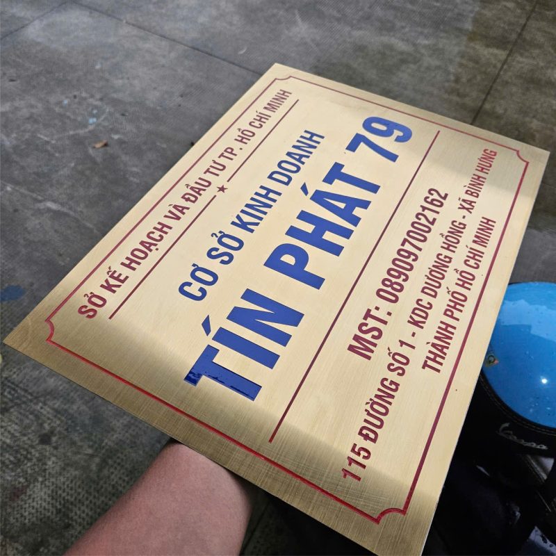 Mẫu Bảng Hiệu Công Ty Inox Đẹp