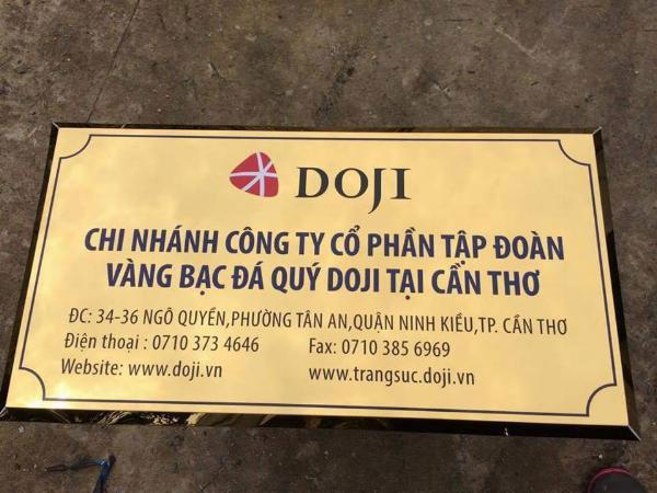Mẫu Bảng Hiệu Công Ty Inox Đẹp Năm 2026
