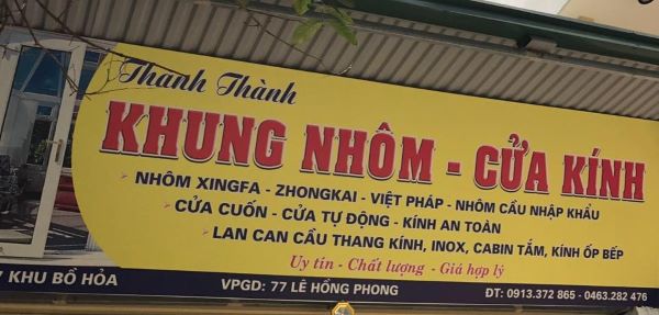 Thiết Kế Bảng Hiệu Lam Nhôm Đẹp