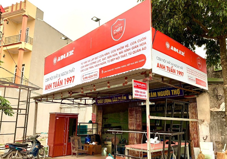 Mẫu Bảng Hiệu Lam Nhôm Đẹp