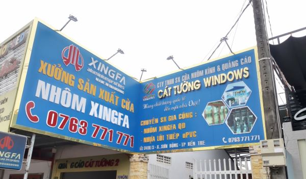 Mẫu Bảng Hiệu Lam Nhôm Đẹp