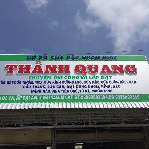 Mẫu Bảng Hiệu Lam Nhôm Đẹp Năm 2026