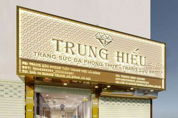 Mẫu Bảng Hiệu Lam Nhôm Đẹp Năm 2026