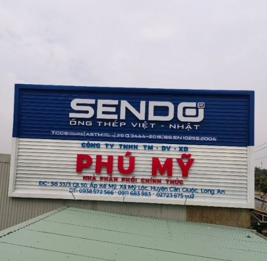 Thi Công Bảng Hiệu Tôn Sóng Đẹp