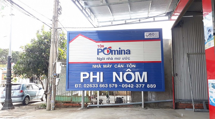 Thi Công Bảng Hiệu Tôn Sóng Đẹp