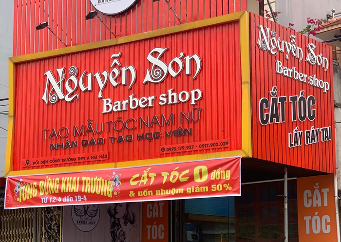 Mẫu Bảng Hiệu Tôn Sóng Đẹp