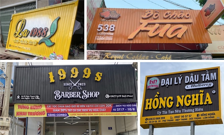 Mẫu Bảng Hiệu Tôn Sóng Đẹp Năm 2026
